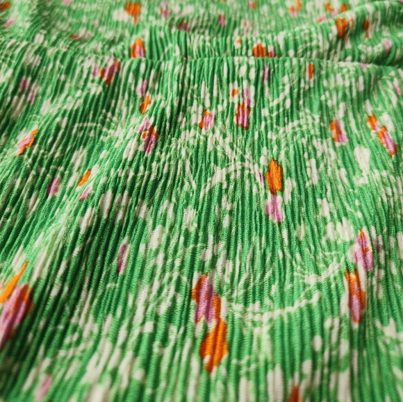 Mango NWOT Textured Floral Mini Dress - Picture 2 of 6